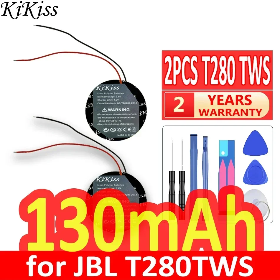 Аккумулятор для наушников JBL T280 TWS T280TWS Беспроводная Bluetooth-гарнитура 130 мАч T280 (ICR1254) (2 шт. аккумулятор для наушников)
Аккумулятор для наушников JBL T280 TWS T280TWS Беспроводная Bluetooth-гарнитура 130 мАч T280 (ICR1254) (2 шт. аккумулятор для наушников)