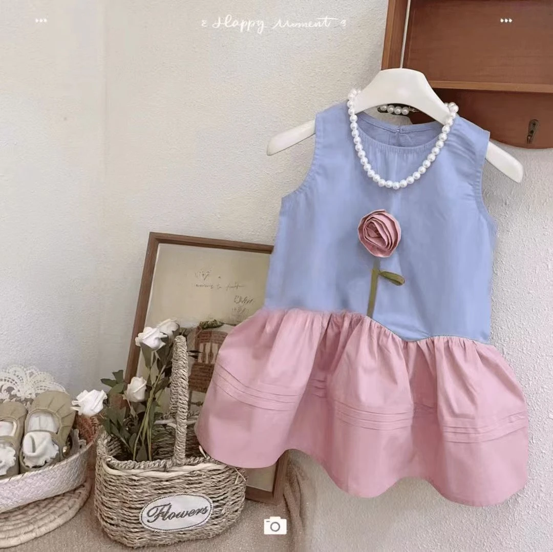 Girls' Dress Summer Dress 2025 New Style Little Baby Girls' Princess Dress Treasure Sleeveless Skirt
Girls' Dress Summer Dress 2025 New Style Little Baby Girls' Princess Dress Treasure Sleeveless Skirt