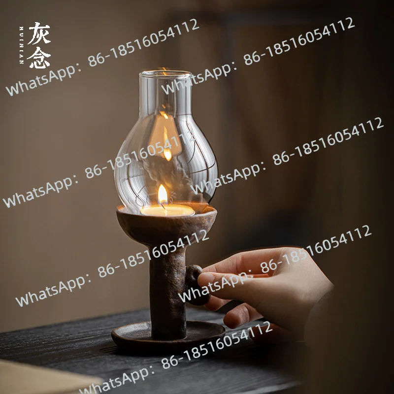 Antique candle holder tea ceremony tea table decorative ornament Japanese tea ceremony coarse pottery candle holder
Antique candle holder tea ceremony tea table decorative ornament Japanese tea ceremony coarse pottery candle holder