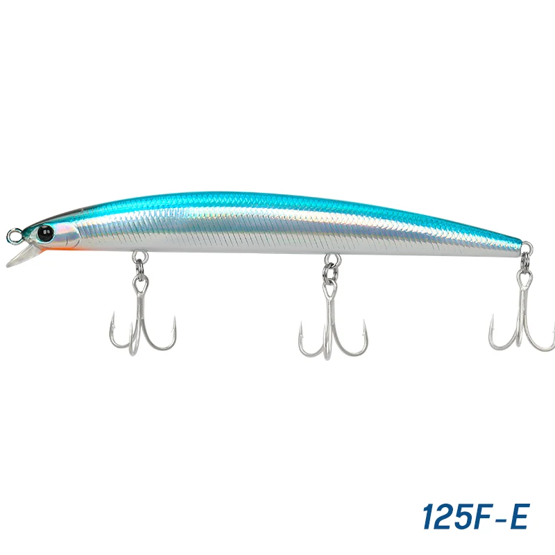 TSURINOYA 4 шт. плавающие воблеры Minnow 120F, глубина погружения 10-60 см, 125 мм, 14.3 г, джеркбейты для прибрежной рыбалки, искусственные приманки для морского окуня
TSURINOYA 4 шт. плавающие воблеры Minnow 120F, глубина погружения 10-60 см, 125 мм, 14.3 г, джеркбейты для прибрежной рыбалки, искусственные приманки для морского окуня