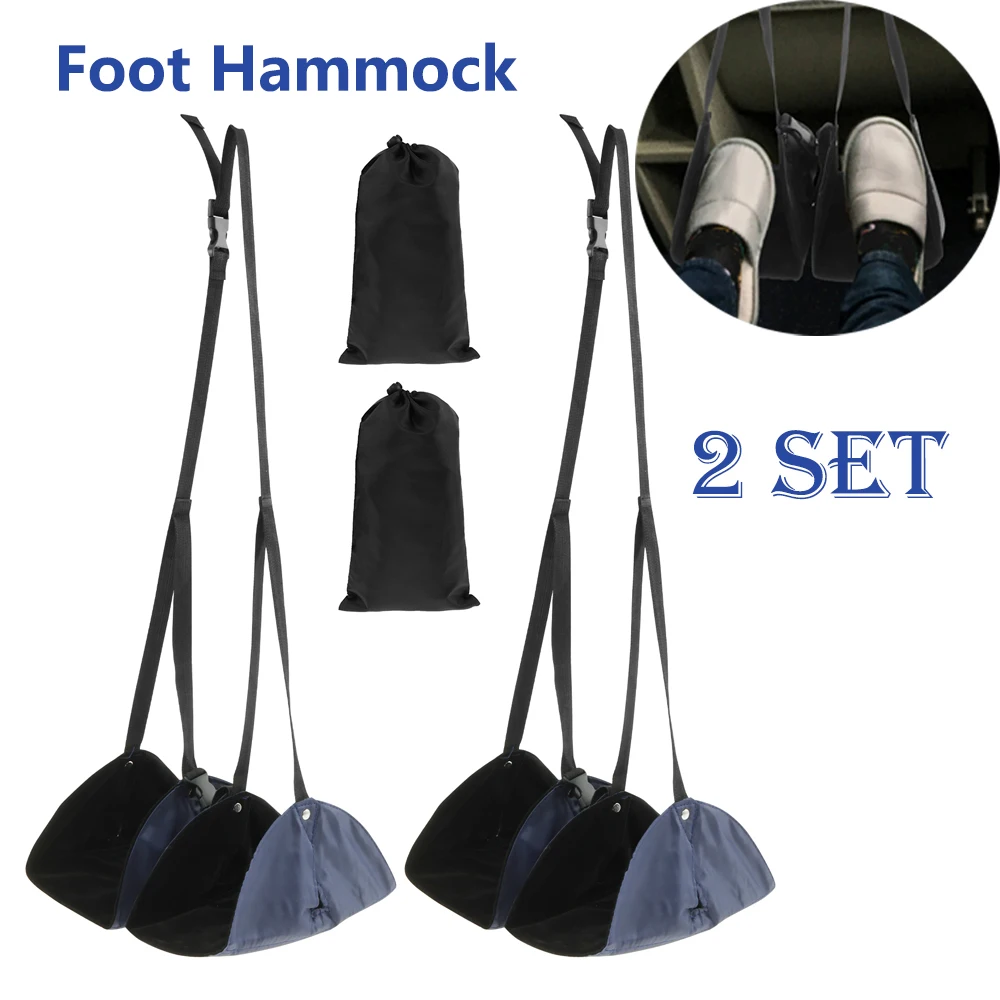 2 Set Foot Hammock Adjustable Airplane Foot Rest with Storage Bag Portable Airplane Foot Hammock for Plane Travel Relaxing Feet
2 Set Foot Hammock Adjustable Airplane Foot Rest with Storage Bag Portable Airplane Foot Hammock for Plane Travel Relaxing Feet