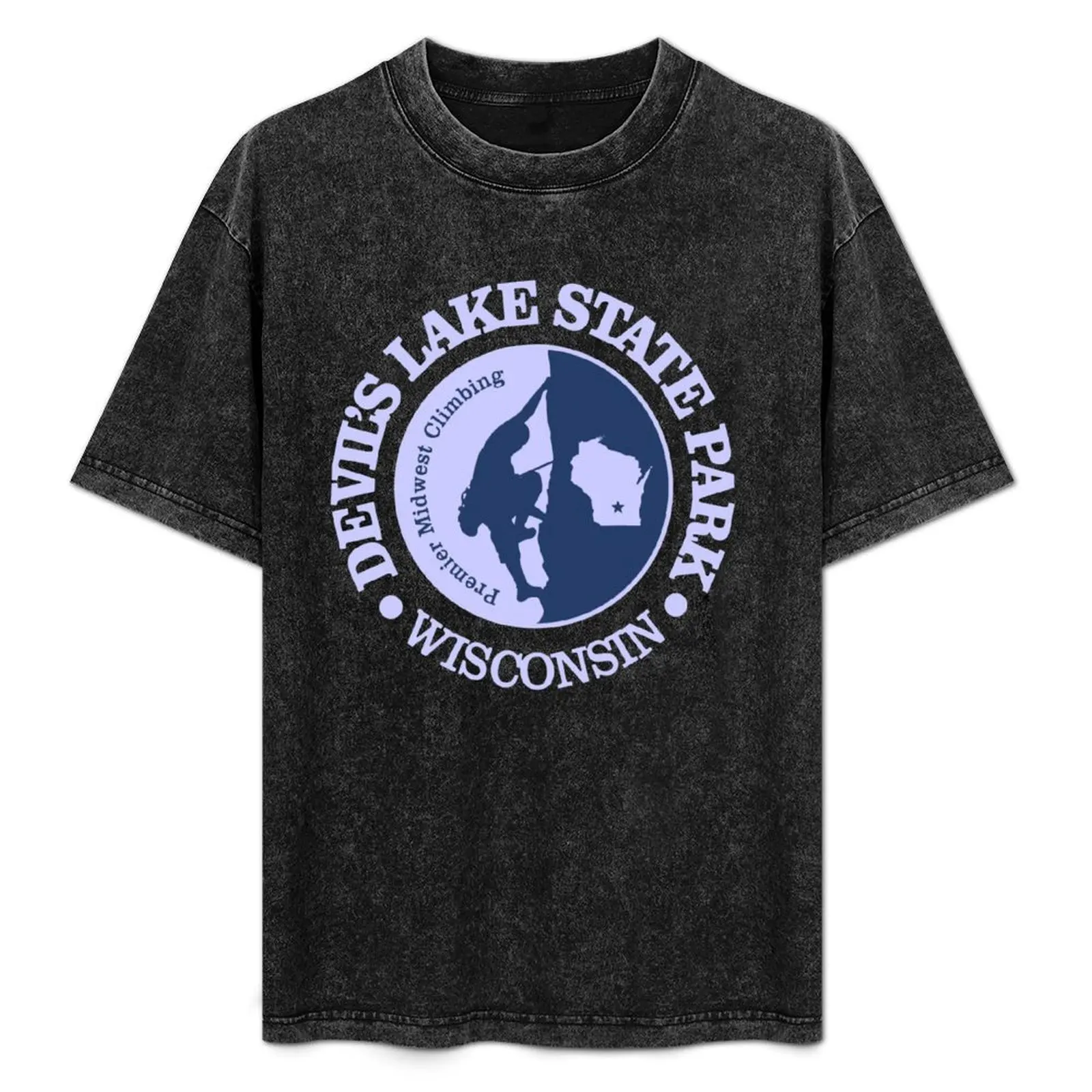 Devil_s Lake Climbing. (CLB) T-Shirt Gym Exercise Short Sleeve T-Shirt
Devil_s Lake Climbing. (CLB) T-Shirt Gym Exercise Short Sleeve T-Shirt