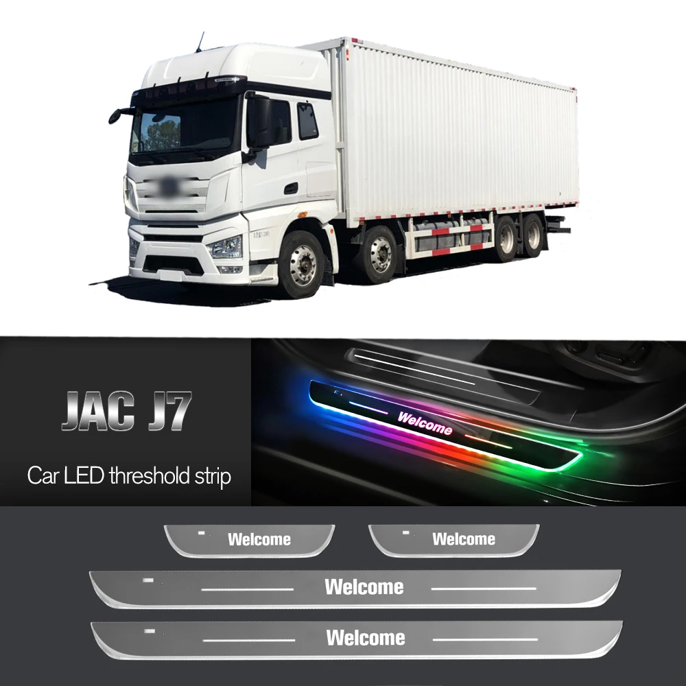 Car Door Sill Light For JAC J7 2020-2022 2021 Customized Logo LED Welcome Threshold Pedal Lamp Accessories
Car Door Sill Light For JAC J7 2020-2022 2021 Customized Logo LED Welcome Threshold Pedal Lamp Accessories