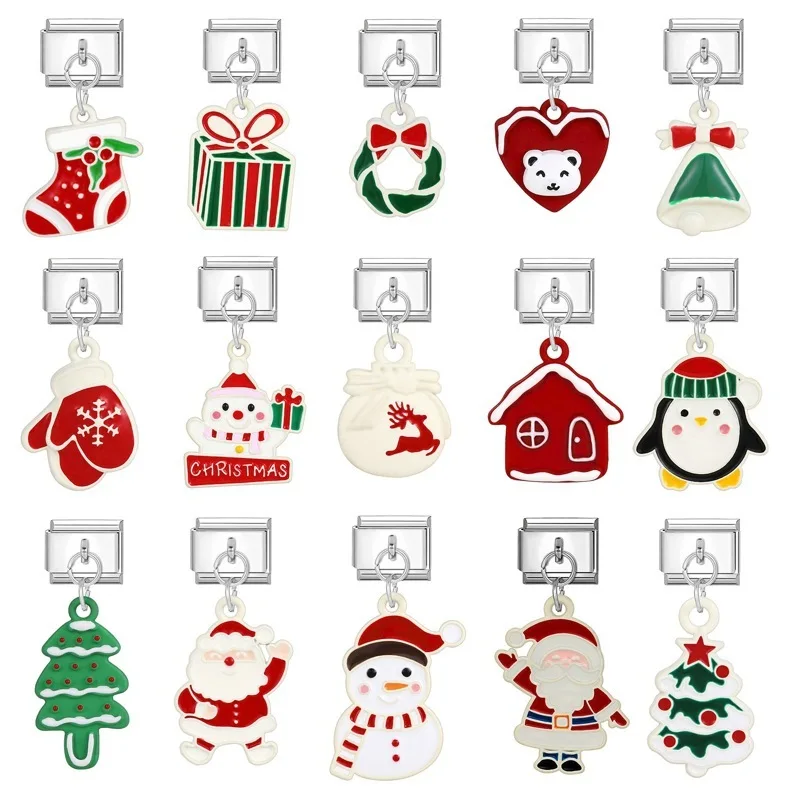 Memnon 9mm Charms Italian Module Handmade Steel Bottom Christmas DIY Detachable Creative Splicing Bracelet Accessories Jewelry
Memnon 9mm Charms Italian Module Handmade Steel Bottom Christmas DIY Detachable Creative Splicing Bracelet Accessories Jewelry