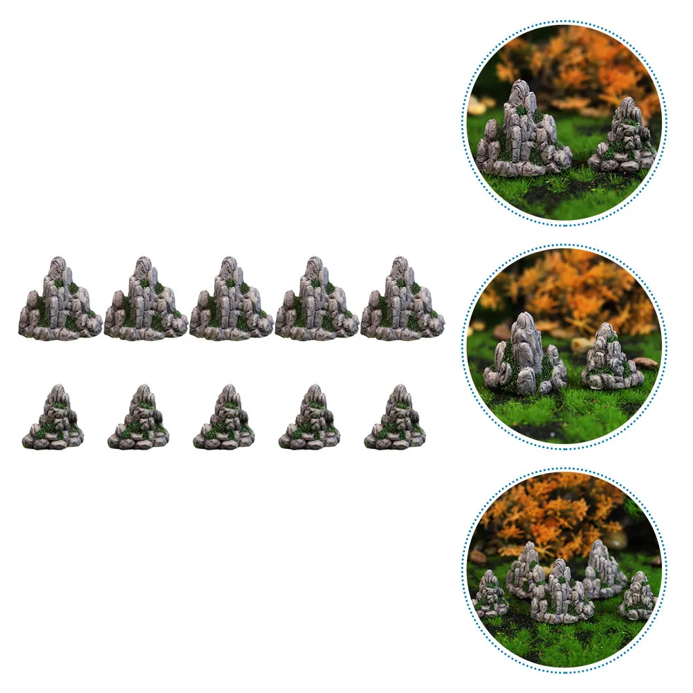 10pcs Resin Rockery Ornament Micro Landscape Decor Desktop Mountain Bonsai Statue Garden Accessories Fish Tank Adornment Zen
10pcs Resin Rockery Ornament Micro Landscape Decor Desktop Mountain Bonsai Statue Garden Accessories Fish Tank Adornment Zen