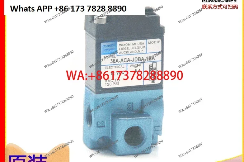 Brand new original genuine solenoid valve 36A-ACA-JDBA-1BA with wire voltage 12V
Brand new original genuine solenoid valve 36A-ACA-JDBA-1BA with wire voltage 12V