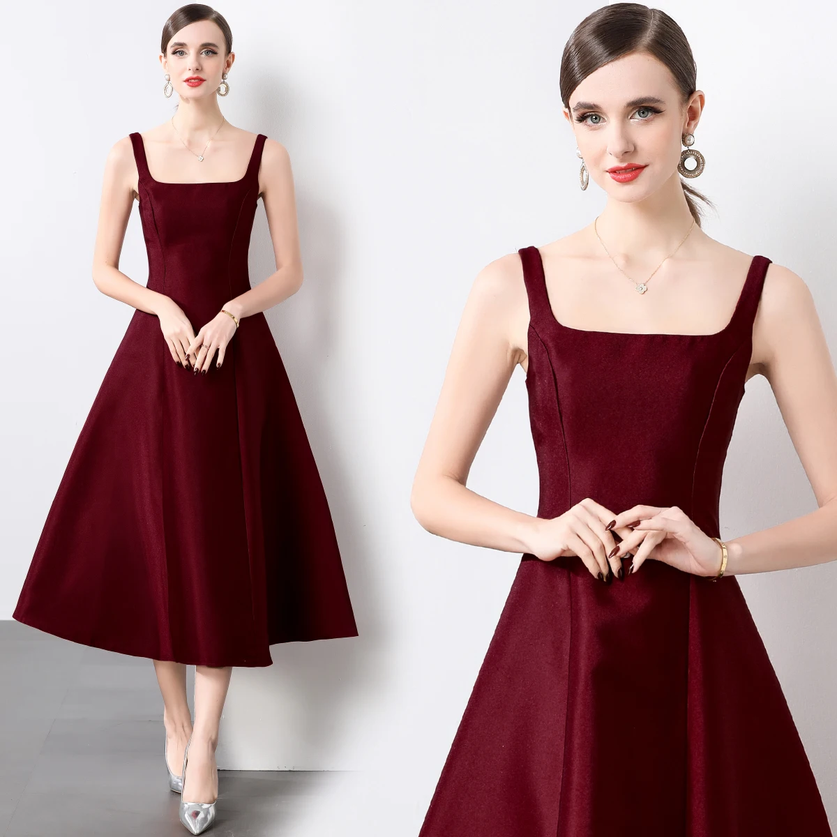 New 2024 Spring Summer Faux 2 Peice Women High Quality Fashion O Neck Bow Long Sleeve Belt Office Casual Party Dresses
New 2024 Spring Summer Faux 2 Peice Women High Quality Fashion O Neck Bow Long Sleeve Belt Office Casual Party Dresses