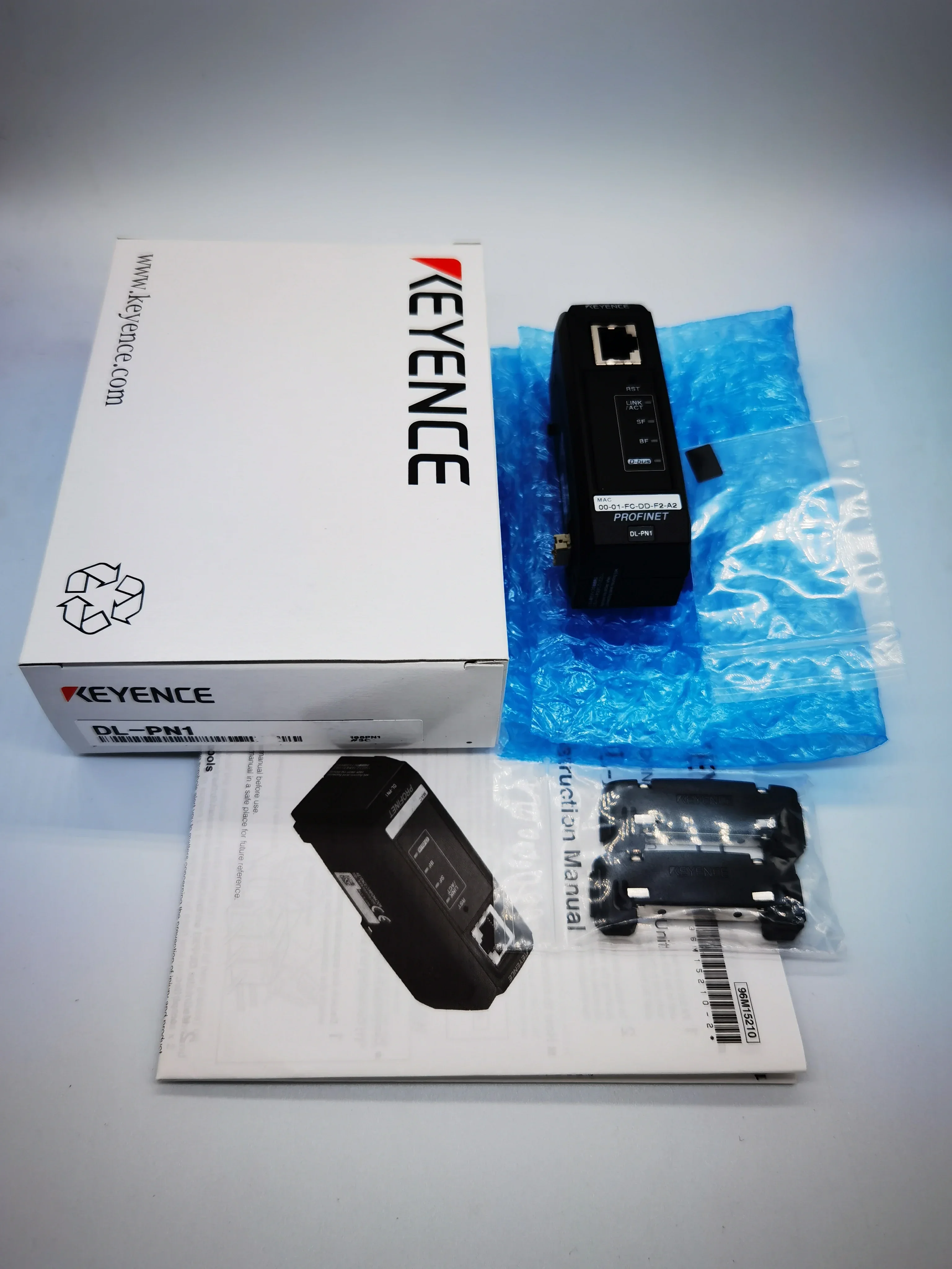 Сетевой коммуникационный модуль KEYENCE DL-PN1, модуль связи PROFINET, новый оригинал
Сетевой коммуникационный модуль KEYENCE DL-PN1, модуль связи PROFINET, новый оригинал