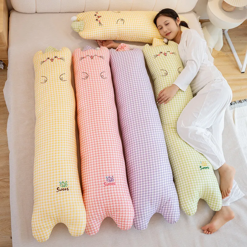 Cute Long Cat Plush Toys Kawaii Cat Bedside Cushion Soothing Stuffed Pillow Cushion Birthday Gift for Kids Kawaii Room Decor
Cute Long Cat Plush Toys Kawaii Cat Bedside Cushion Soothing Stuffed Pillow Cushion Birthday Gift for Kids Kawaii Room Decor