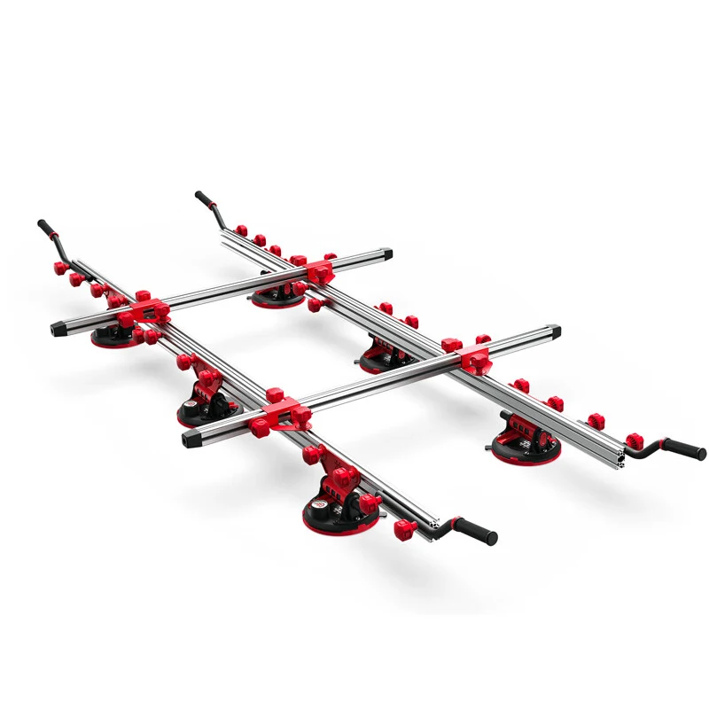 Многоформатное устройство для перекачки плитки с подъемной рамой из алюминиевого сплава, вакуумные насосы-присоски, инструменты
Многоформатное устройство для перекачки плитки с подъемной рамой из алюминиевого сплава, вакуумные насосы-присоски, инструменты