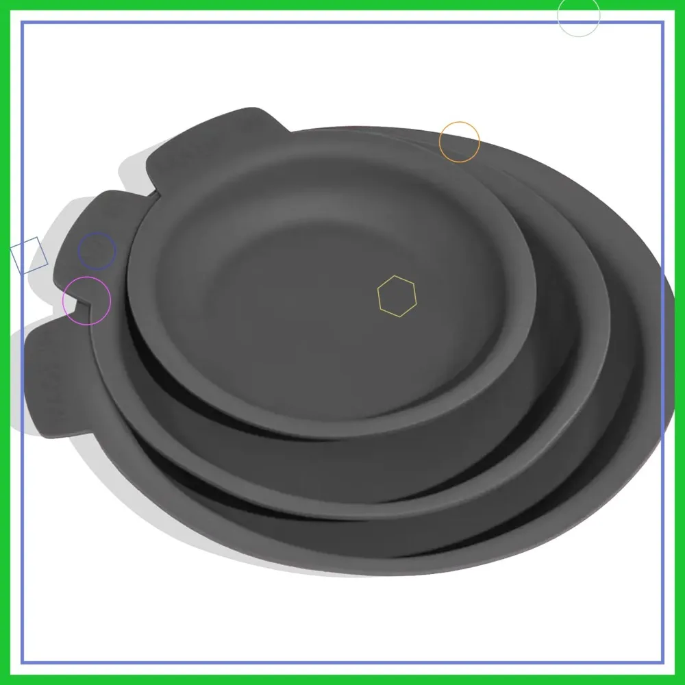 Набор из 3 силиконовых защитных накладок для сковородок, 8, 10, 12 дюймов, графитовый цвет, можно мыть в посудомоечной машине
Набор из 3 силиконовых защитных накладок для сковородок, 8, 10, 12 дюймов, графитовый цвет, можно мыть в посудомоечной машине