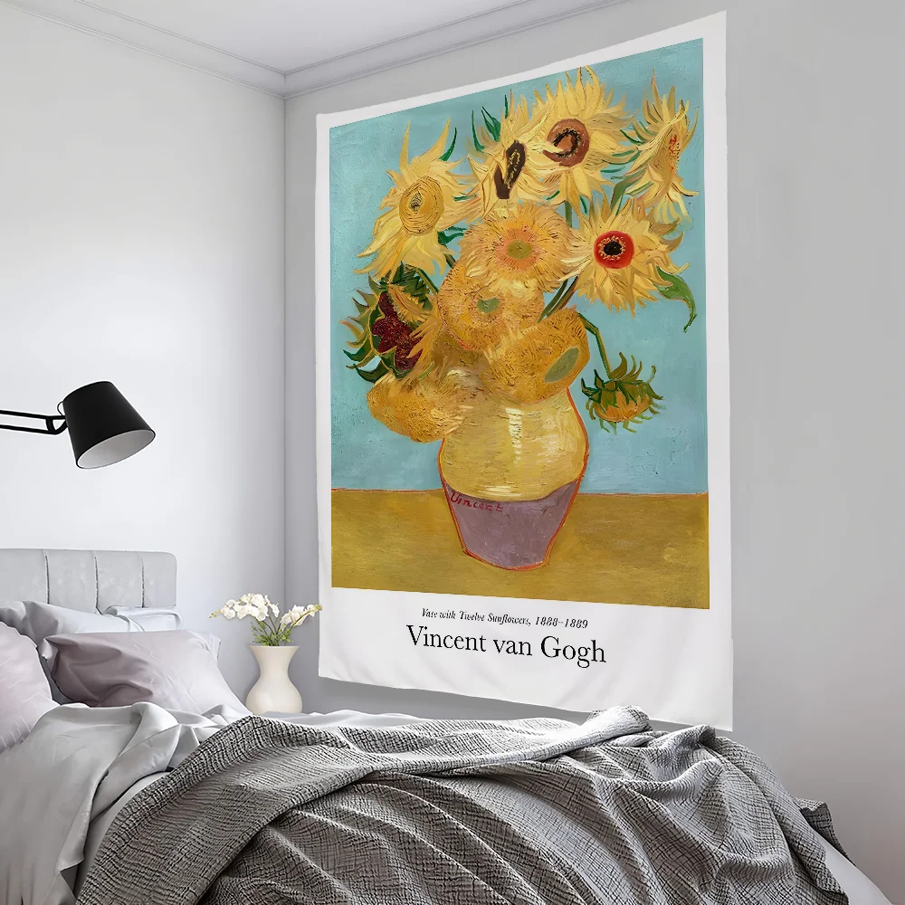 Van Gogh INS Art Fashion Tapestry Bedroom Living Bar Garden Outdoor Microfiber Festival Decoration Background Art Banner
Van Gogh INS Art Fashion Tapestry Bedroom Living Bar Garden Outdoor Microfiber Festival Decoration Background Art Banner