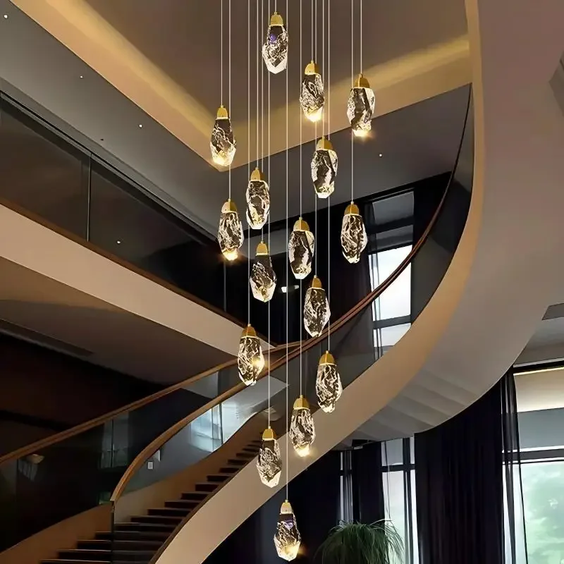 Modern home decoration crystal chandelier, stair Pendant lamp, living room Pendant lights, interior lighting
Modern home decoration crystal chandelier, stair Pendant lamp, living room Pendant lights, interior lighting