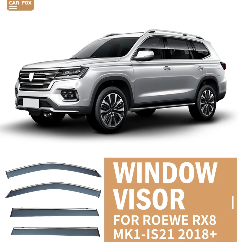 Пластиковый козырек для окон ROEWE RX8 MK1-IS21 2018-2023, вентиляционные оттенки, защита от солнца, дождя, 4 шт./SE для ROEWE RX8 MK1-IS21 2018 +
Пластиковый козырек для окон ROEWE RX8 MK1-IS21 2018-2023, вентиляционные оттенки, защита от солнца, дождя, 4 шт./SE для ROEWE RX8 MK1-IS21 2018 +