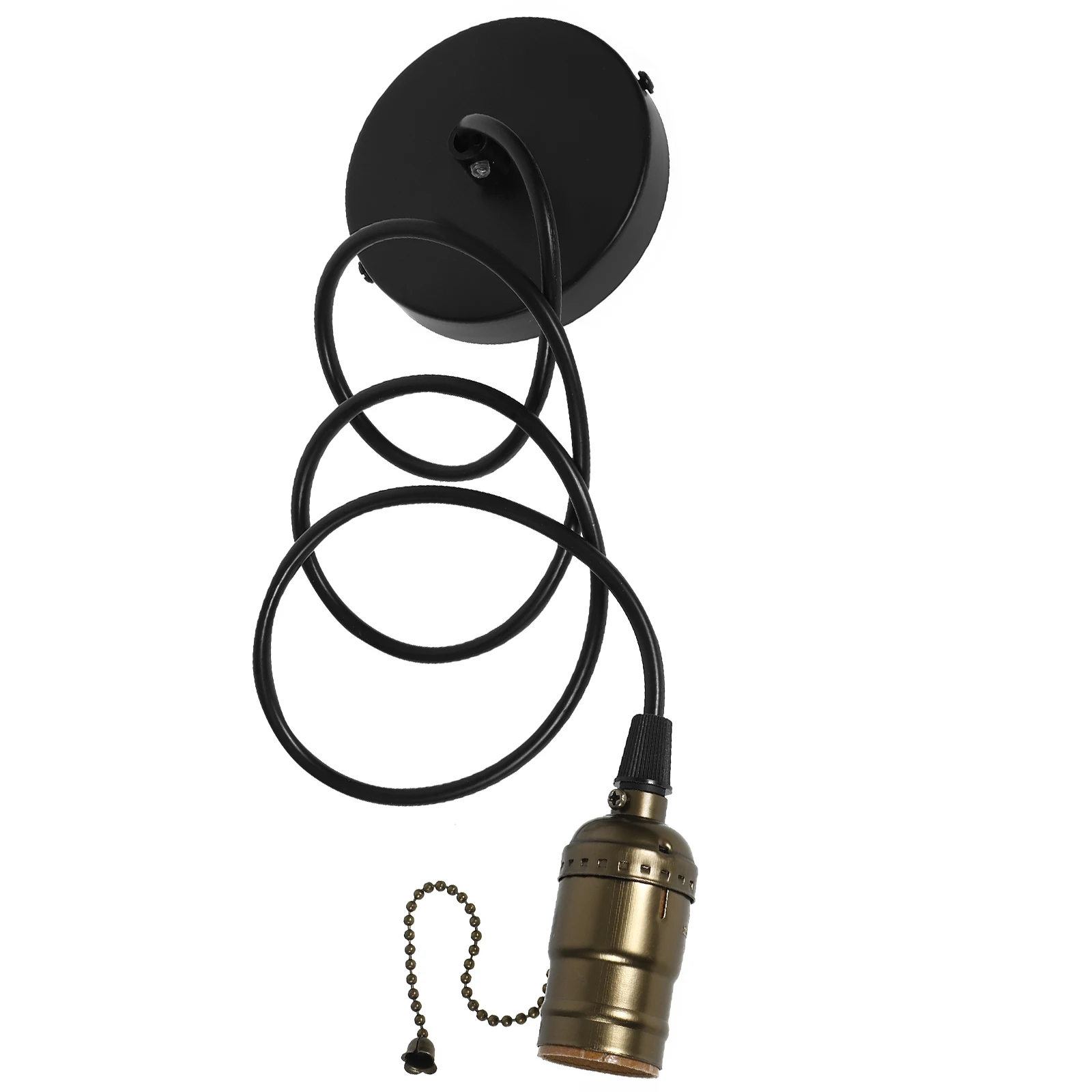 Retro Lamp Head Base Pendant Light Socket Hanging Cord Vintage Lantern Bronze Pull Chain Switch Adjustable Height Cafe Decor
Retro Lamp Head Base Pendant Light Socket Hanging Cord Vintage Lantern Bronze Pull Chain Switch Adjustable Height Cafe Decor