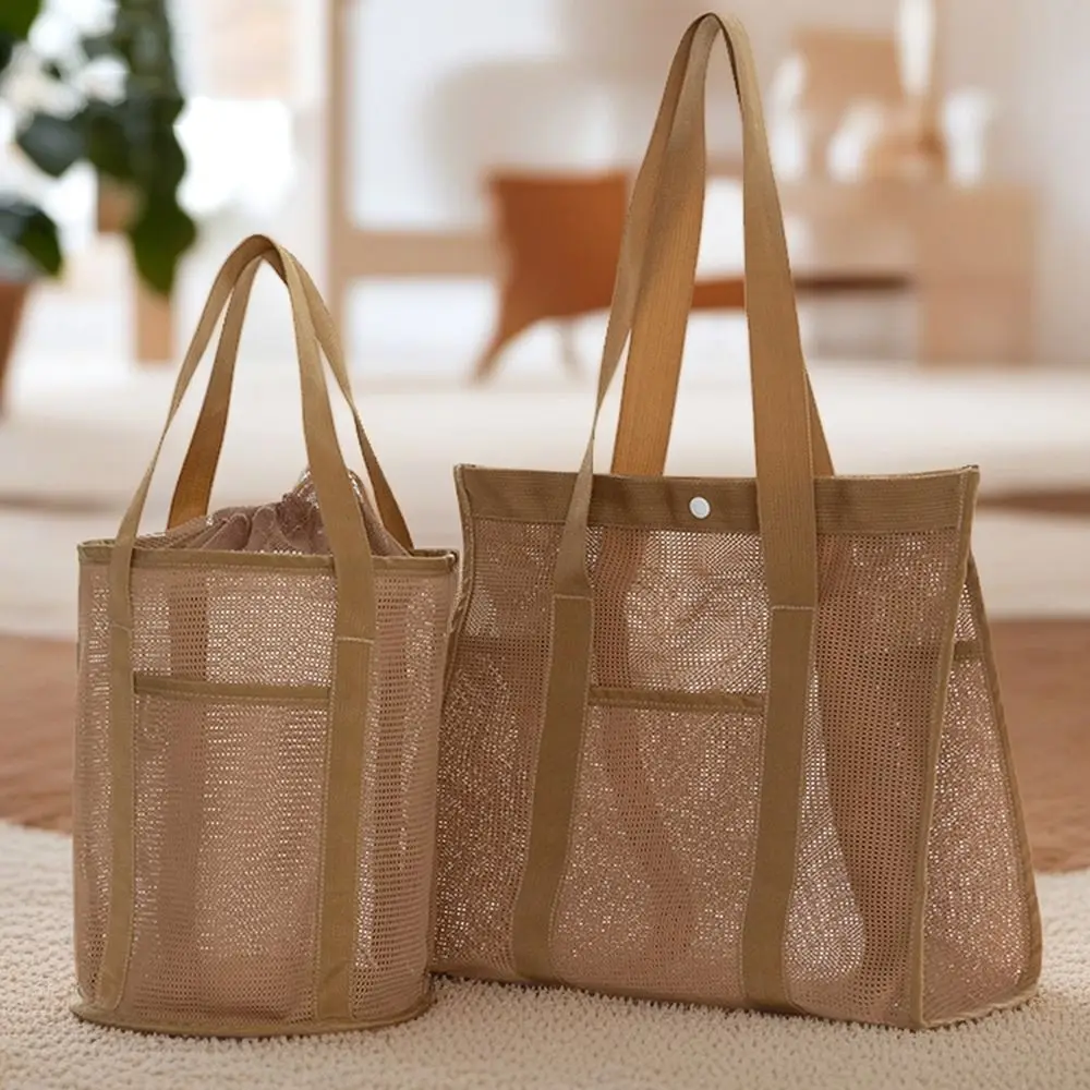 Large-Capacity Mesh Beach Bag Swimming Bag For Children Beach Toy Baskets Portable Travel Storage Wash Bag Quick Dry Tote
Large-Capacity Mesh Beach Bag Swimming Bag For Children Beach Toy Baskets Portable Travel Storage Wash Bag Quick Dry Tote