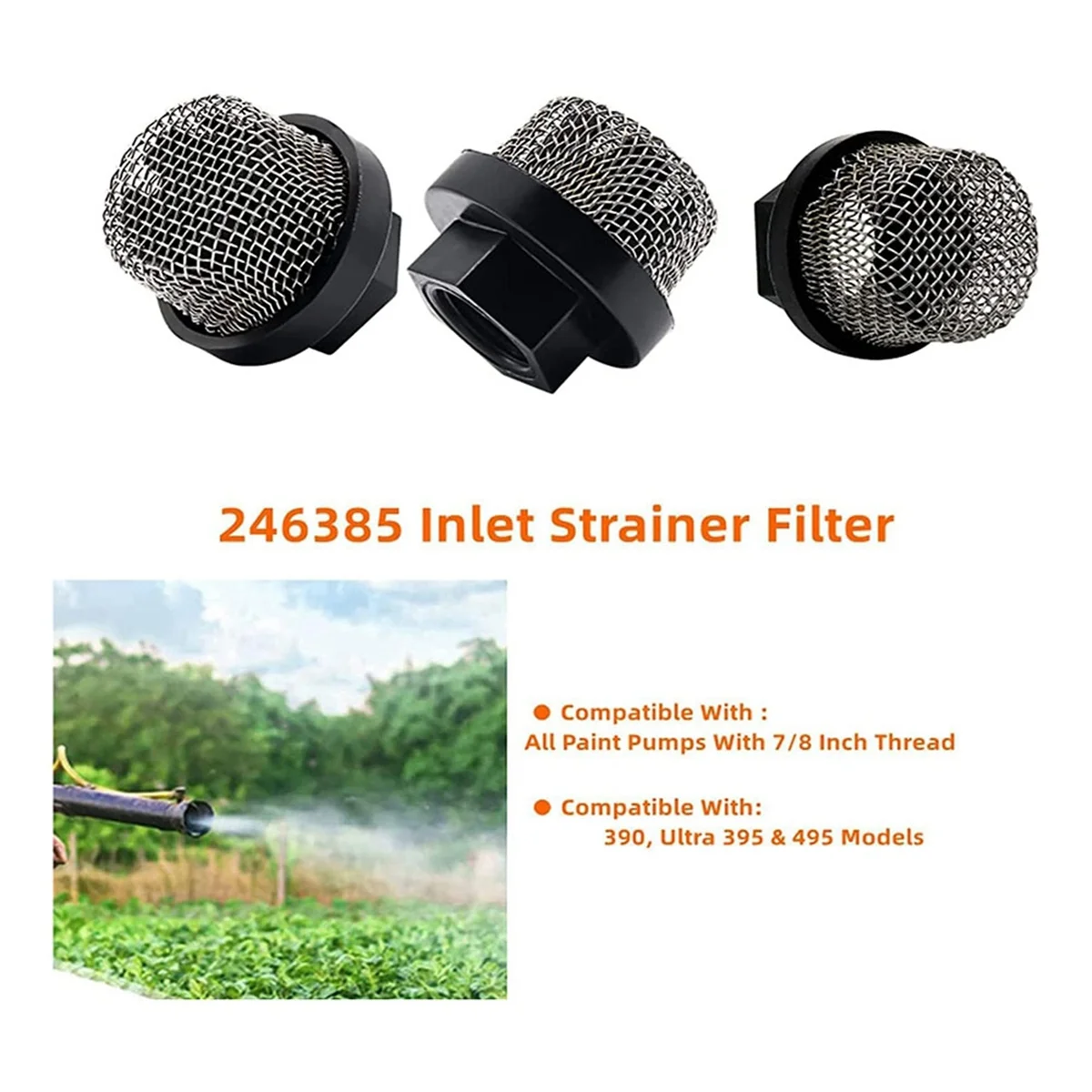 246385 and 246384 Replacement Filter Screen Kit for Graco395 495 Airless Paint SprayGunHUG
246385 and 246384 Replacement Filter Screen Kit for Graco395 495 Airless Paint SprayGunHUG