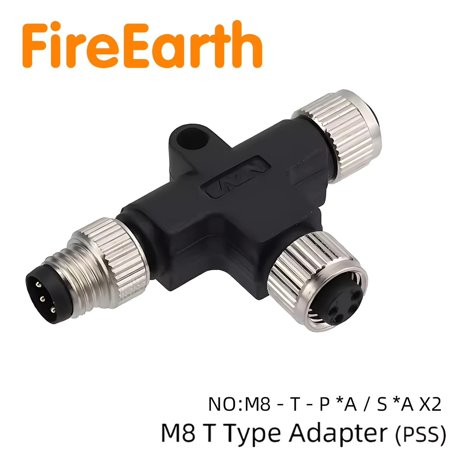 M8 T Type Connector Female to Male to Female Waterproof Adapter M8 3 Way 3/4/5Pin Circular Connector
M8 T Type Connector Female to Male to Female Waterproof Adapter M8 3 Way 3/4/5Pin Circular Connector