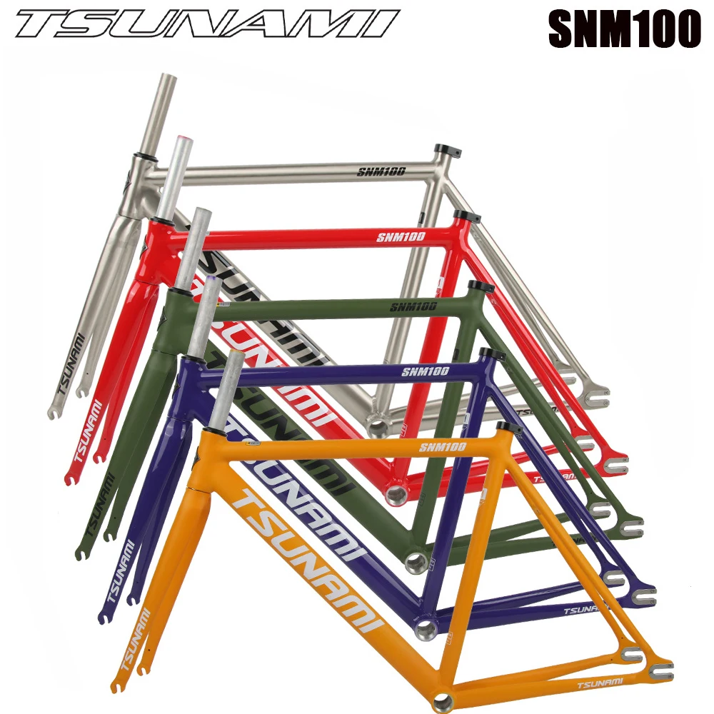Tsunami Aluminum Bike Frame | SNM100 Trailblazer | Fixed Gear Aluminum Alloy Racing Track Bike Frame
Tsunami Aluminum Bike Frame | SNM100 Trailblazer | Fixed Gear Aluminum Alloy Racing Track Bike Frame