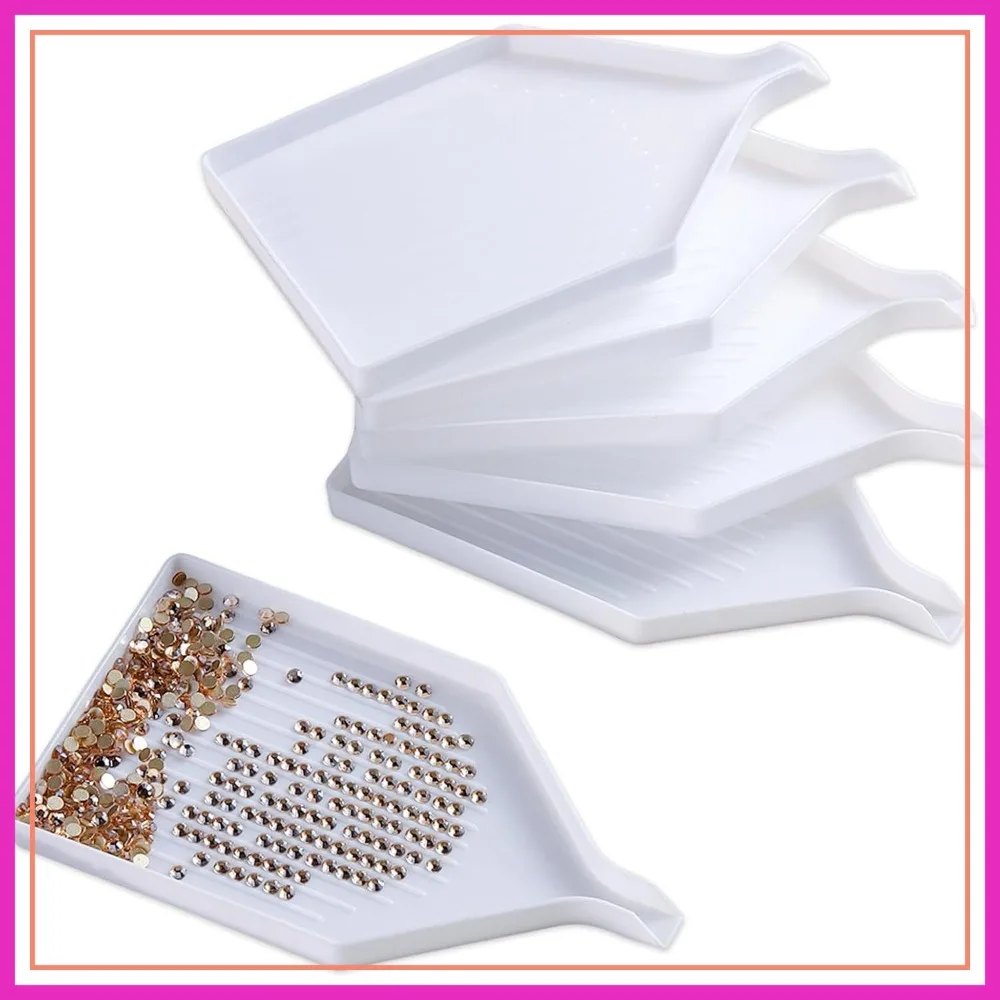 6Pcs Rhinestone Diamond Painting Trays Jewelry Bead Sorter Plate for DIY Crafts Nail Art Tools
6Pcs Rhinestone Diamond Painting Trays Jewelry Bead Sorter Plate for DIY Crafts Nail Art Tools