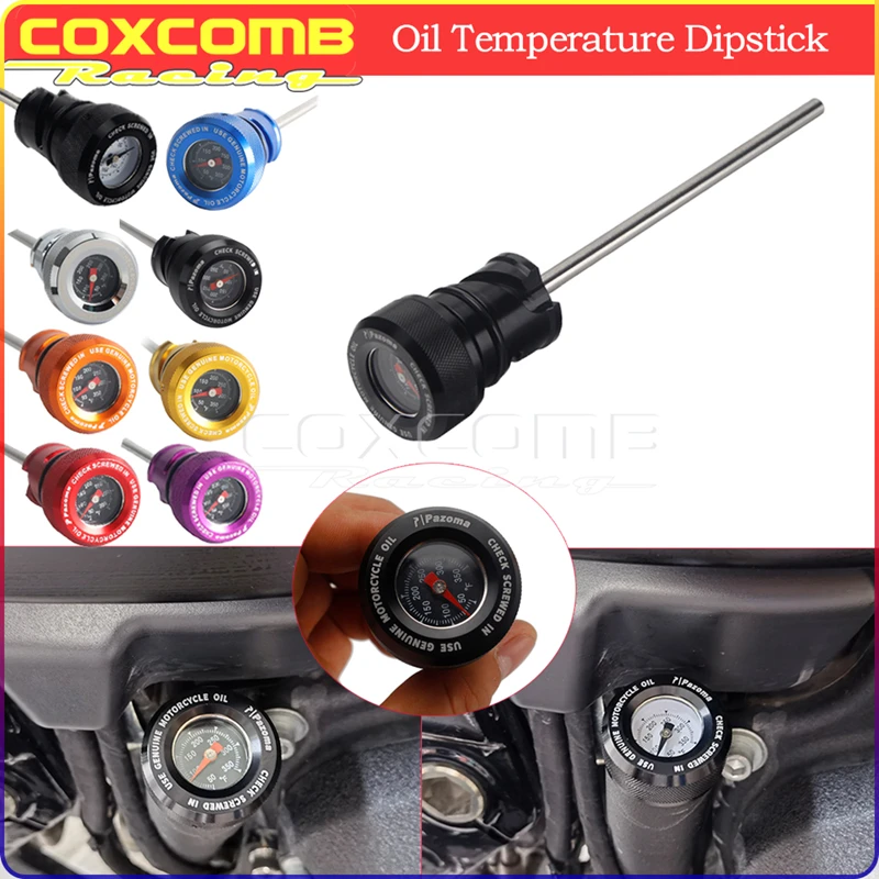 Oil Temperature Dipstick Dip Stick For Harley M8 Softail Fat Bob Fat Boy Street Bob Breakout Low Rider Slim Sport Glide 2018-24
Oil Temperature Dipstick Dip Stick For Harley M8 Softail Fat Bob Fat Boy Street Bob Breakout Low Rider Slim Sport Glide 2018-24