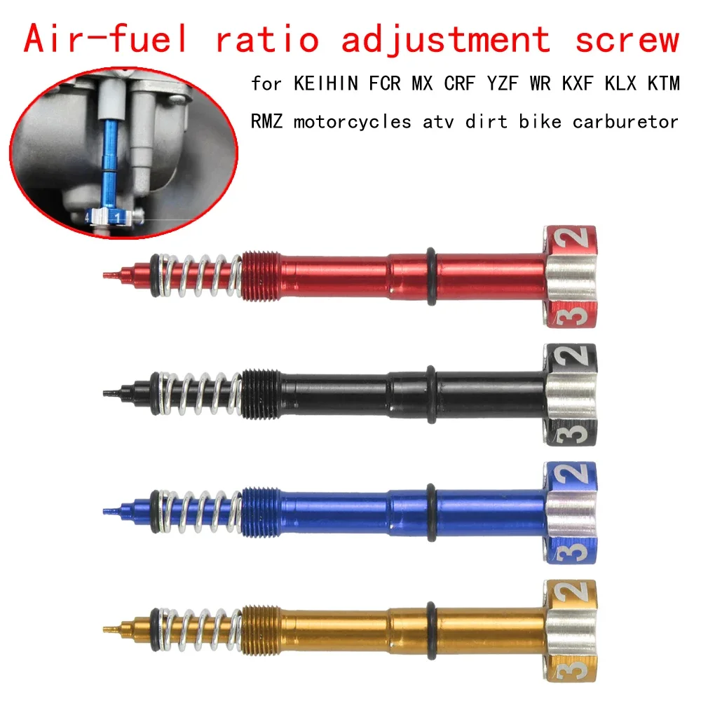 Nice cnc carburetor Air-fuel ratio adjustment screw for KEIHIN FCR MX CRF YZF WR KXF KLX KTM RMZ motorcycles atv dirt bike carb
Nice cnc carburetor Air-fuel ratio adjustment screw for KEIHIN FCR MX CRF YZF WR KXF KLX KTM RMZ motorcycles atv dirt bike carb