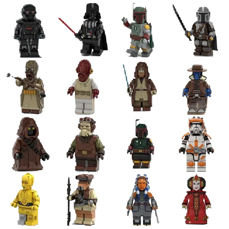 MOC Science Fiction Movie (STAR BATTLE) Collection Level Characters Figure Building Blocks Figure | Display Toy Gift Ornaments
MOC Science Fiction Movie (STAR BATTLE) Collection Level Characters Figure Building Blocks Figure | Display Toy Gift Ornaments