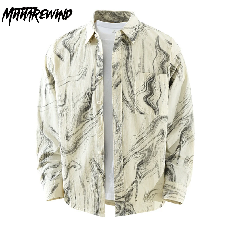 New Arrival Printed Shirts Men Korean Fashion Long Sleeve Top Spring Streetwear Comfort Pure Cotton Casual Shirts Personality
New Arrival Printed Shirts Men Korean Fashion Long Sleeve Top Spring Streetwear Comfort Pure Cotton Casual Shirts Personality