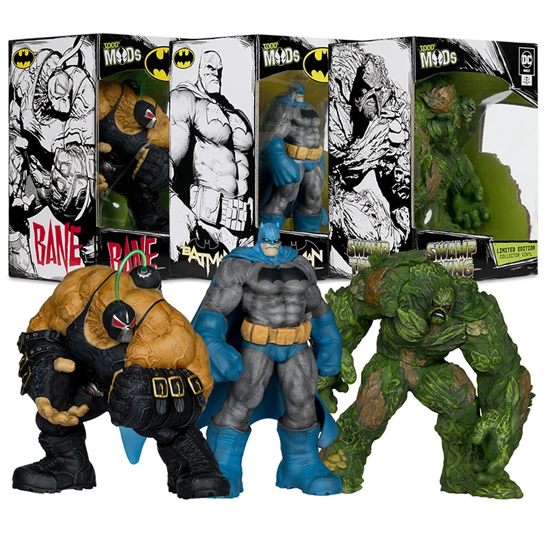McFarlane Toys Bane/Swamp Thing/Batman (Todd's Mods) Limited Edition Collector Vinyl 4.5" Posed Figures
McFarlane Toys Bane/Swamp Thing/Batman (Todd's Mods) Limited Edition Collector Vinyl 4.5" Posed Figures