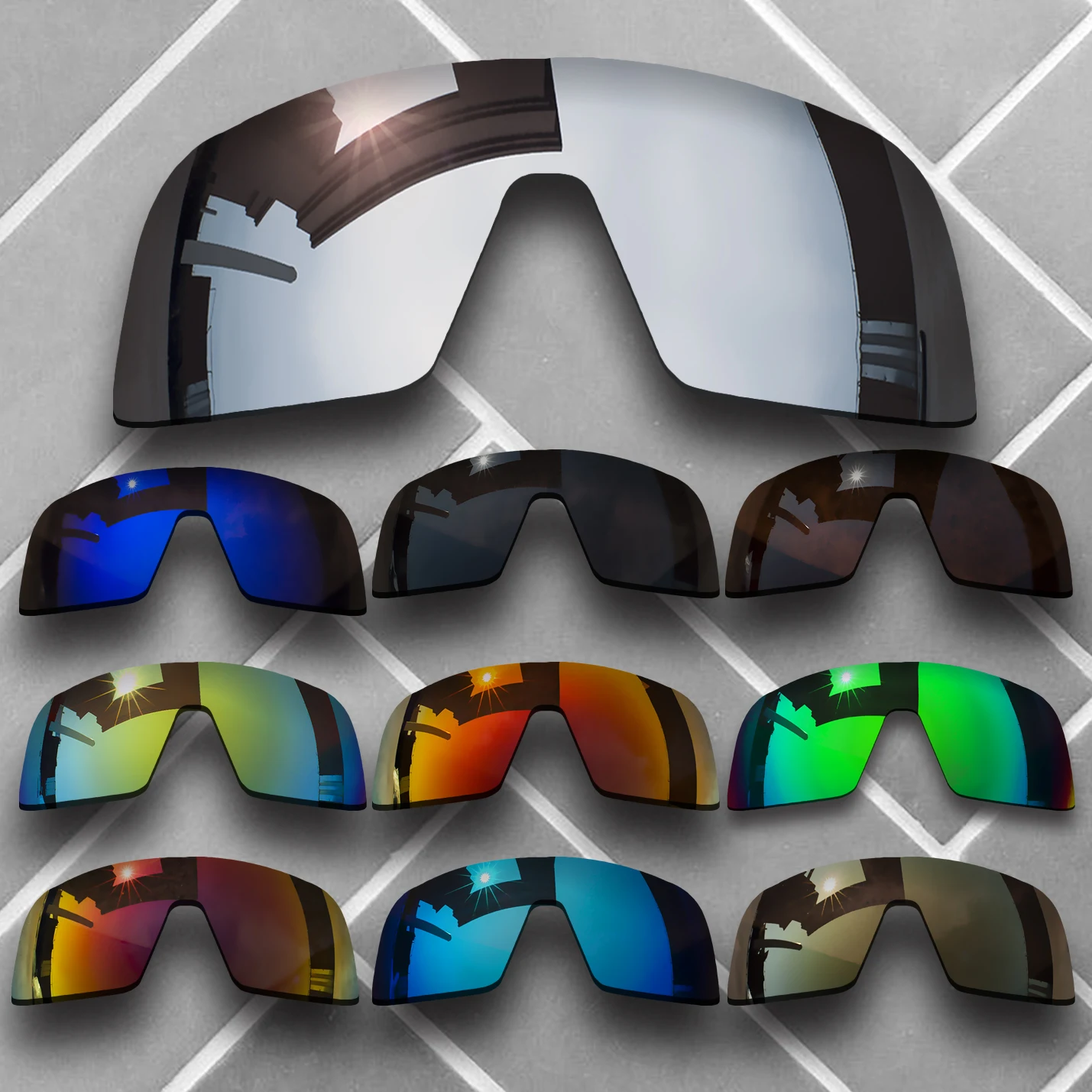 Сменные линзы для поляризованных солнцезащитных очков для оправы Oakley Sutro S OO9462 — разнообразные
Сменные линзы для поляризованных солнцезащитных очков для оправы Oakley Sutro S OO9462 — разнообразные