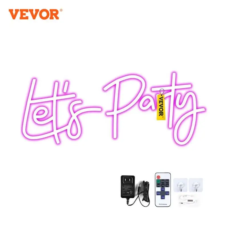 VEVOR Let's Party LED Neon Sign Flex Transparent Acrylic Wall Decor Neon Sign Light Letter Board Party Background Creative Gift
VEVOR Let's Party LED Neon Sign Flex Transparent Acrylic Wall Decor Neon Sign Light Letter Board Party Background Creative Gift