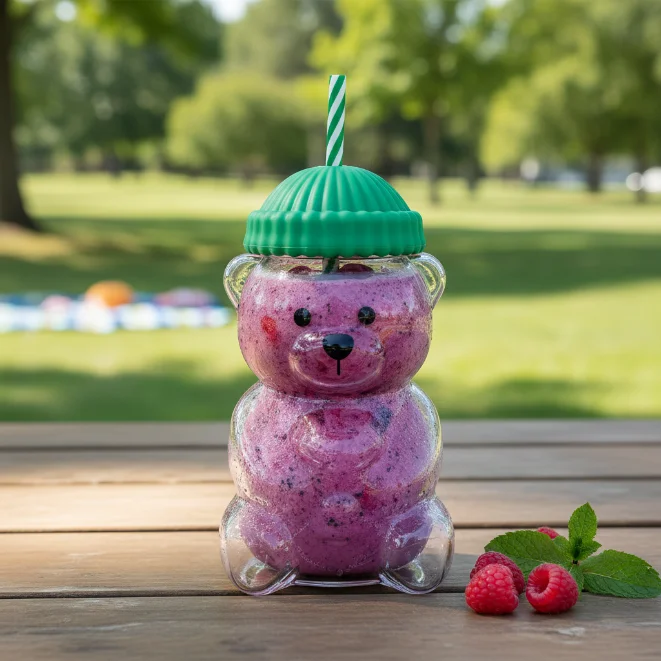 590ml Bear Shape Cup Coffee Milk Beer Water Bottle Straw Glass Cups With Lid Cute Cartoon Creative Juice Cup New Year Decor 2025
590ml Bear Shape Cup Coffee Milk Beer Water Bottle Straw Glass Cups With Lid Cute Cartoon Creative Juice Cup New Year Decor 2025