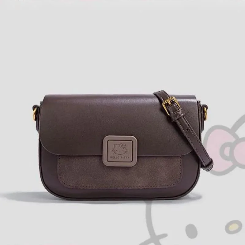 Sanrio Hello Kitty 2025 New Women's Soft Leather Underarm Fashion Small Square Bag Light Luxury Brown Premium Versatile Handbag
Sanrio Hello Kitty 2025 New Women's Soft Leather Underarm Fashion Small Square Bag Light Luxury Brown Premium Versatile Handbag