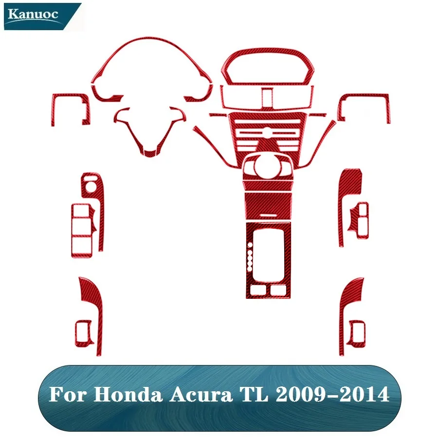 For Honda Acura TL 2009-2014 Without Navigation Car Interior Decorative Accessories Carbon Fiber Various Parts Red Stickers
For Honda Acura TL 2009-2014 Without Navigation Car Interior Decorative Accessories Carbon Fiber Various Parts Red Stickers