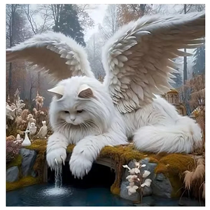 Diamond Mosaic Animal White Wings Cat Picture Rhinestones Diamond Painting DIY Cross Stitch Handmade Gift Hobby Home Decor
Diamond Mosaic Animal White Wings Cat Picture Rhinestones Diamond Painting DIY Cross Stitch Handmade Gift Hobby Home Decor