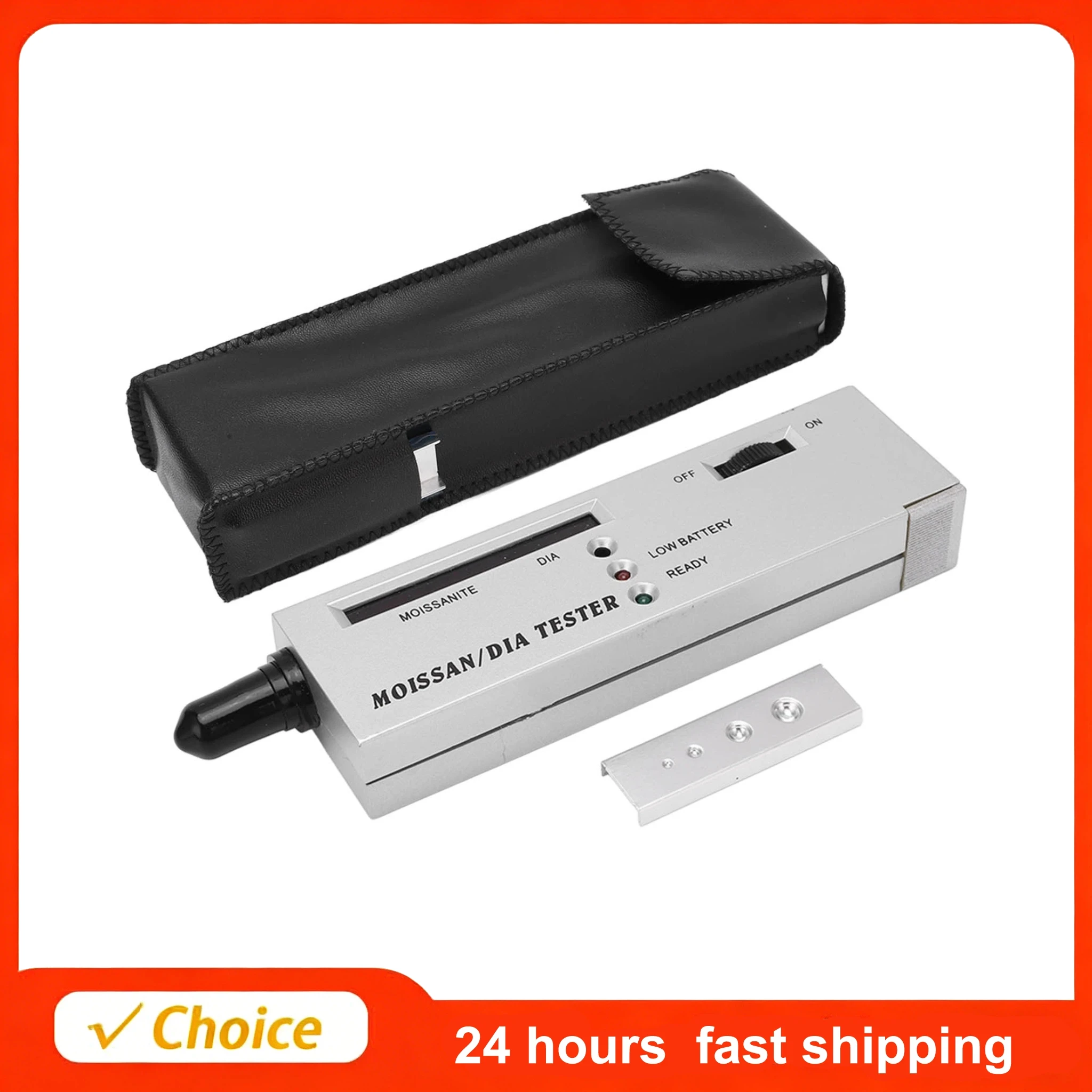 LCD Display Diamond Tester Moissanite Hardness Detector High Sensitivity High Accuracy Jeweler Testing Tool with LED Indicator
LCD Display Diamond Tester Moissanite Hardness Detector High Sensitivity High Accuracy Jeweler Testing Tool with LED Indicator