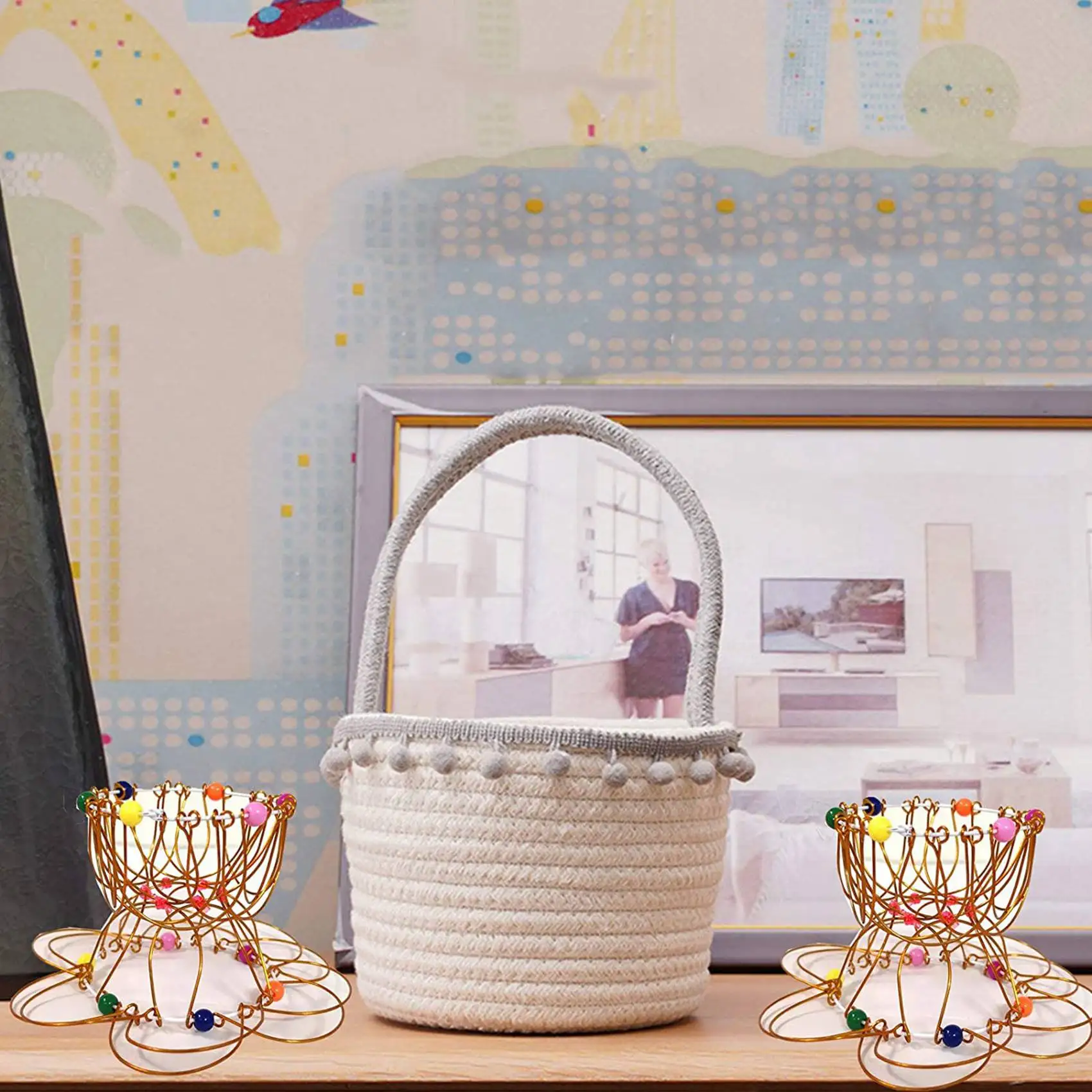 A63T-14PCS Magic Mandala Flower Basket Magic Loops Wire Fidget Flexible Basket Soft Magical For Adults Kids
A63T-14PCS Magic Mandala Flower Basket Magic Loops Wire Fidget Flexible Basket Soft Magical For Adults Kids