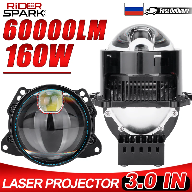 160W 60000LM 3" Bi LED Projector Lenses Hella 3R Laser Led Car Headlight Bulb Retrofit Auto Lamp LHD Hyperboloid Halo Lights 12V
160W 60000LM 3" Bi LED Projector Lenses Hella 3R Laser Led Car Headlight Bulb Retrofit Auto Lamp LHD Hyperboloid Halo Lights 12V