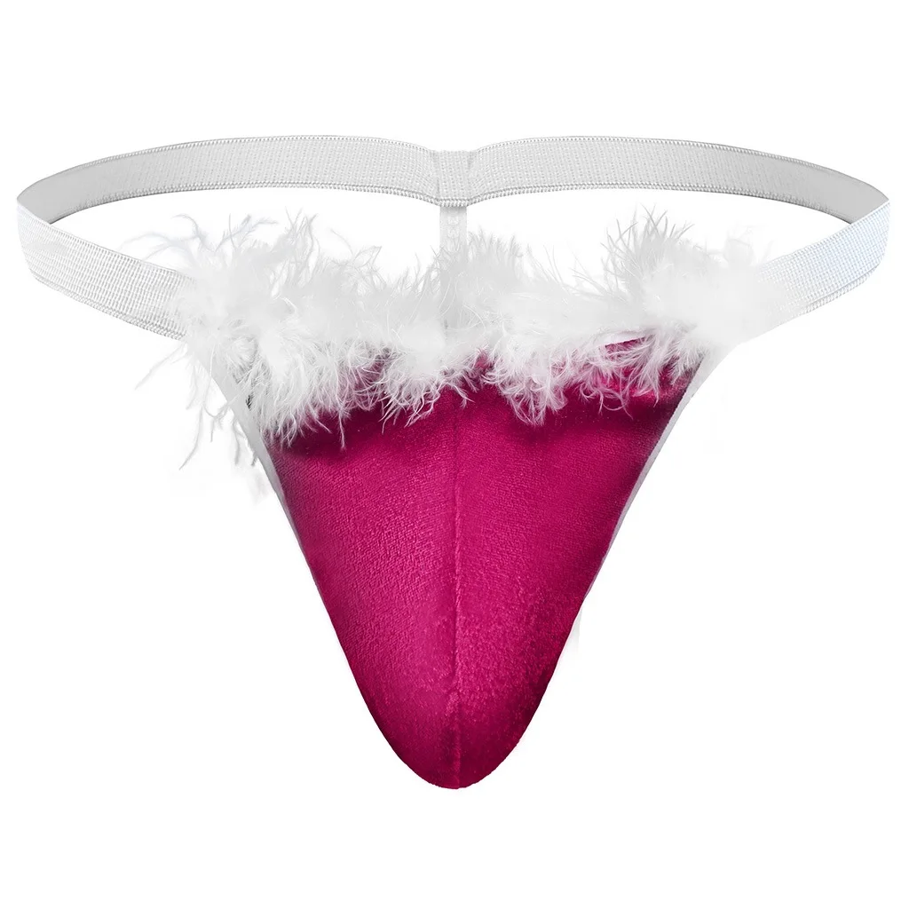 Men's Sexy Thong Sissy Erotic Panties G-string Knickers T-back Thong Underwear Erotic Cosplay Briefs Festival Plush Christmas
Men's Sexy Thong Sissy Erotic Panties G-string Knickers T-back Thong Underwear Erotic Cosplay Briefs Festival Plush Christmas