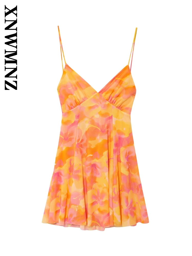XNWMNZ 2025 Summer Lady Chic Sexy V-Collar Backless Tulle mini Dress Holiday Fashion Woman Shoulder thin shoulder strap Dresses
XNWMNZ 2025 Summer Lady Chic Sexy V-Collar Backless Tulle mini Dress Holiday Fashion Woman Shoulder thin shoulder strap Dresses