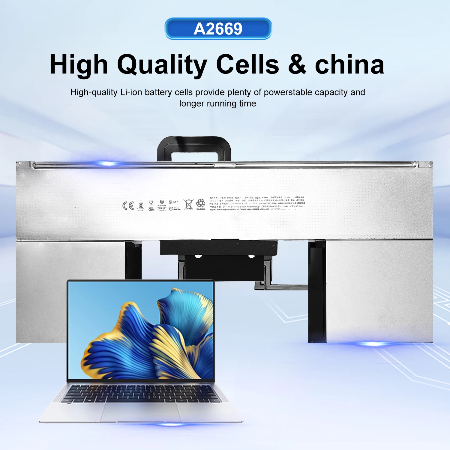 Аккумулятор AUSSY A2669 для Apple MacBook Air 13 дюймов M2 A2681 2022 года 661-26150 + гарантия 24 месяца
Аккумулятор AUSSY A2669 для Apple MacBook Air 13 дюймов M2 A2681 2022 года 661-26150 + гарантия 24 месяца