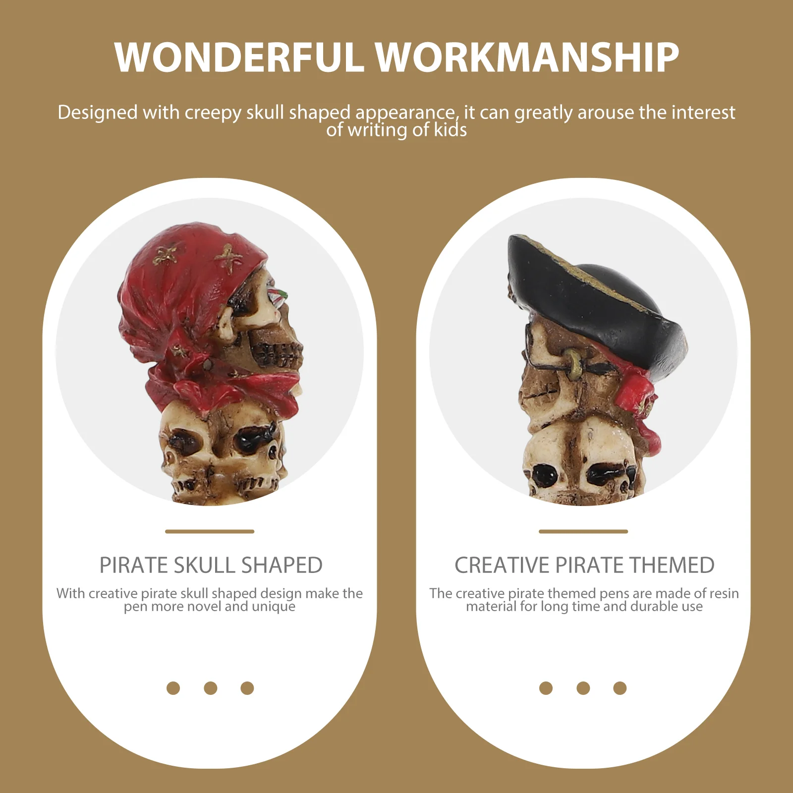 2 Pcs Skull Pen School Ballpoint Pens Bone Unique Fountain Children Novelty Decorate
2 Pcs Skull Pen School Ballpoint Pens Bone Unique Fountain Children Novelty Decorate