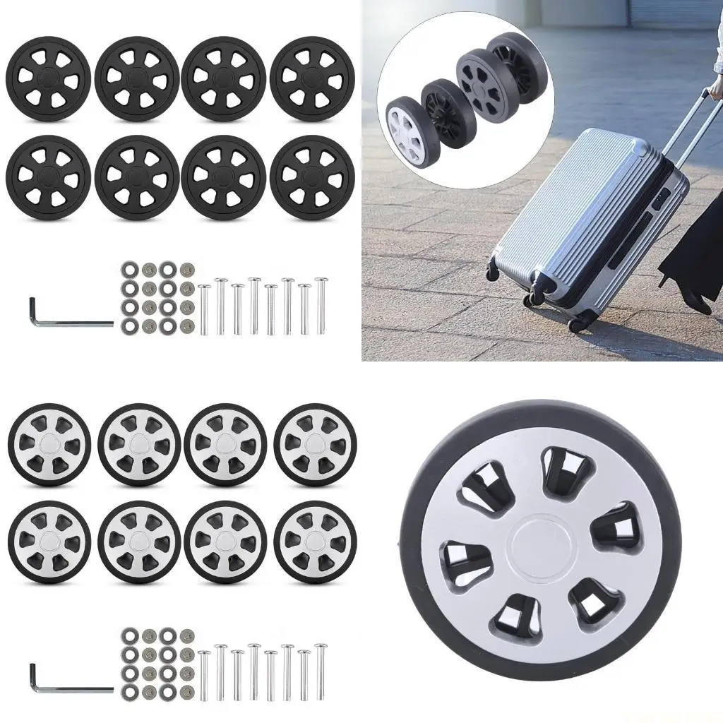 X90d 8pcs 60x12 мм двойные багажные колеса чемпиона
X90d 8pcs 60x12 мм двойные багажные колеса чемпиона