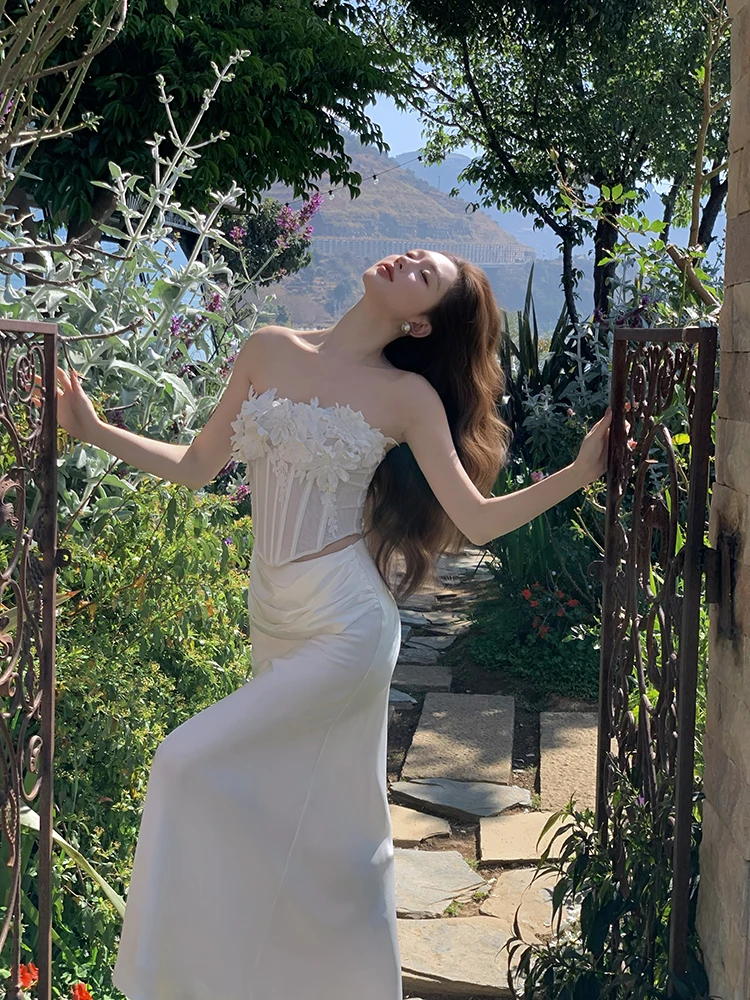 Майка-топ XiaoLi Jiaoyue Floral Fibone Pure Desire Csole с 3D-цветами, для ношения как нижнее белье или верхняя одежда, в стиле Spicy Girl
Майка-топ XiaoLi Jiaoyue Floral Fibone Pure Desire Csole с 3D-цветами, для ношения как нижнее белье или верхняя одежда, в стиле Spicy Girl