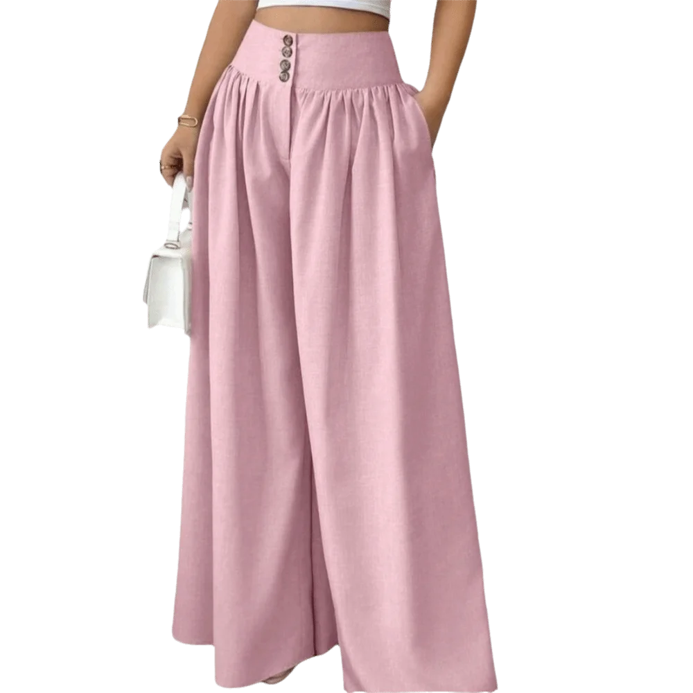 Fashion Straight Wide Leg Pants Pleated Front Thin High Waist Pants Casual Loose Fit Pants Lady Wear
Fashion Straight Wide Leg Pants Pleated Front Thin High Waist Pants Casual Loose Fit Pants Lady Wear