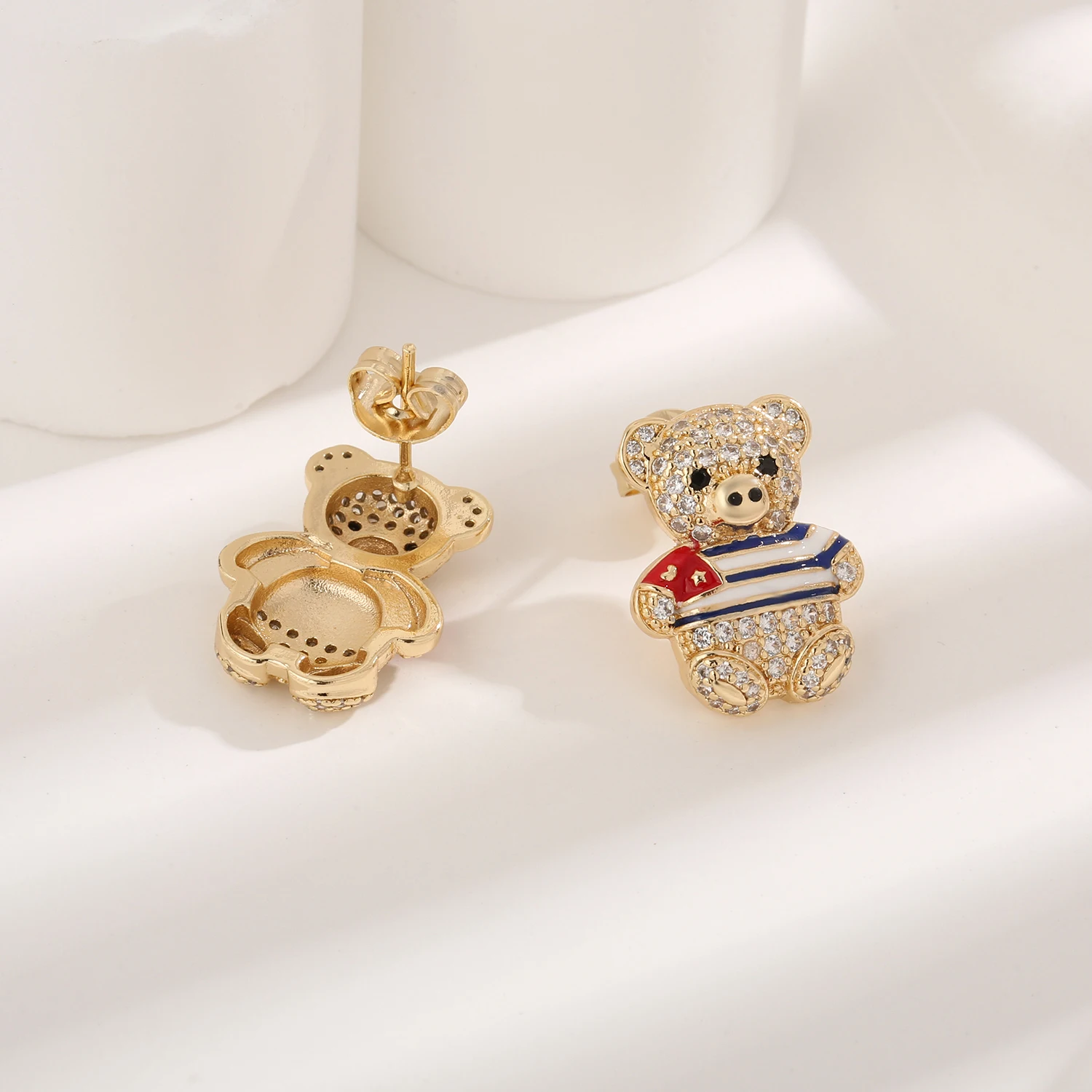 Free Shipping 14K Gold Plated Copper Puerto Rican Bear Womens Earrings Jewelry Birthday Gift
Free Shipping 14K Gold Plated Copper Puerto Rican Bear Womens Earrings Jewelry Birthday Gift