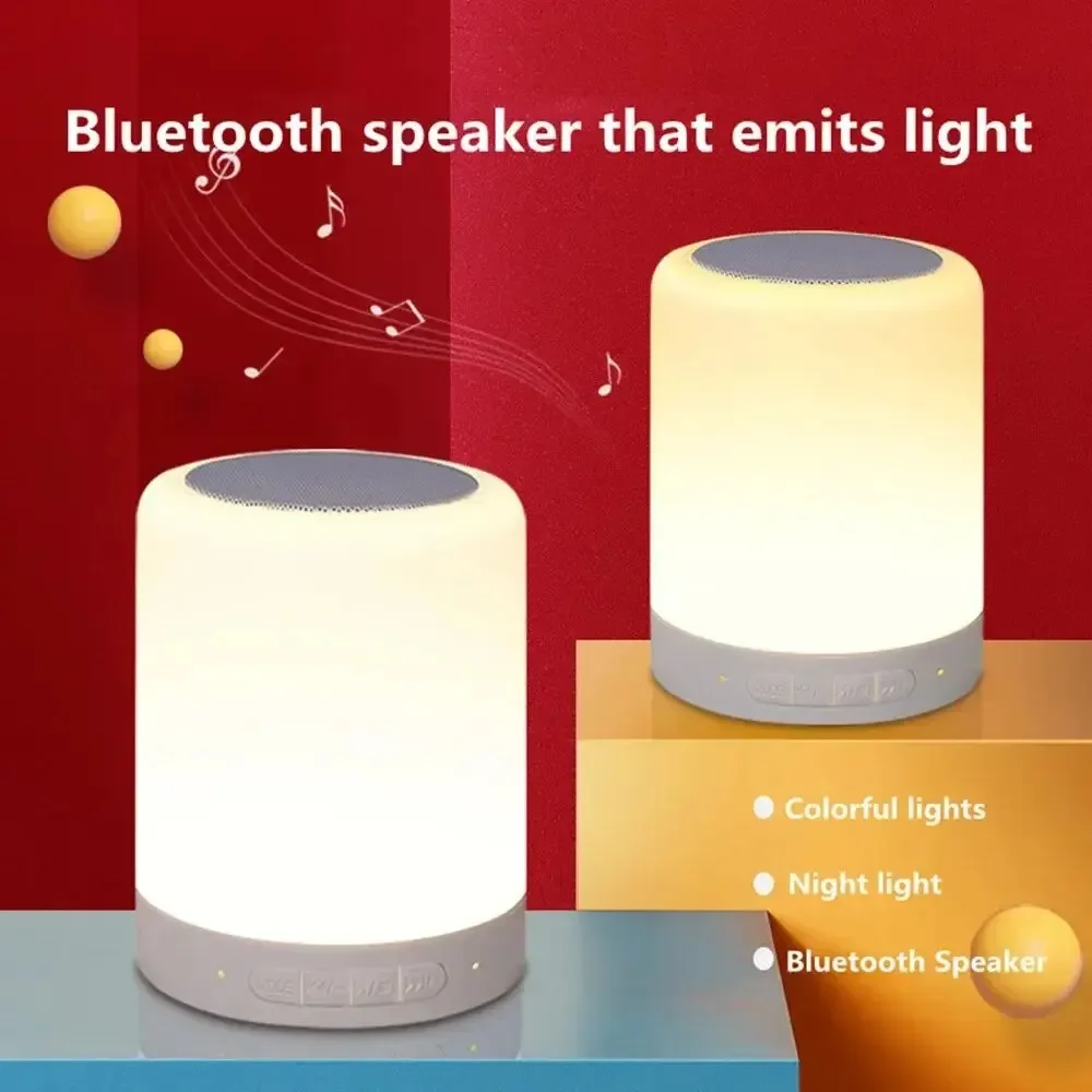 LED Night Light RGB Wireless Bluetooth Lamps Audio Portable Night Speaker Bedside Table Lamp Touch Color Changing Colorful Light
LED Night Light RGB Wireless Bluetooth Lamps Audio Portable Night Speaker Bedside Table Lamp Touch Color Changing Colorful Light