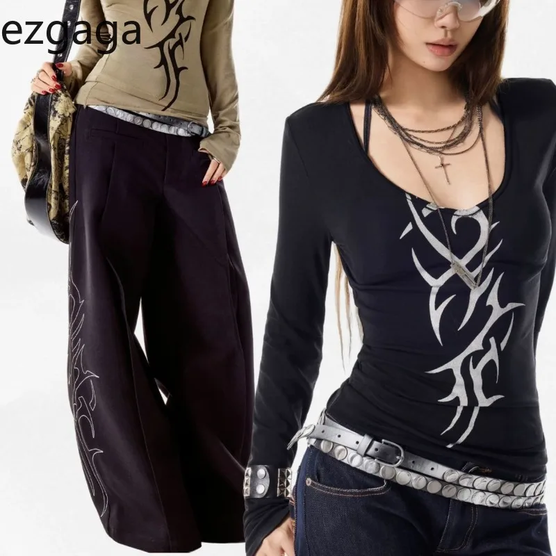 Ezgaga футболки женские винтажные с длинным рукавом тонкий принт Y2k эстетические топы в стиле Харадзюку в стиле гранж готические топы женские повседневные футболки
Ezgaga футболки женские винтажные с длинным рукавом тонкий принт Y2k эстетические топы в стиле Харадзюку в стиле гранж готические топы женские повседневные футболки