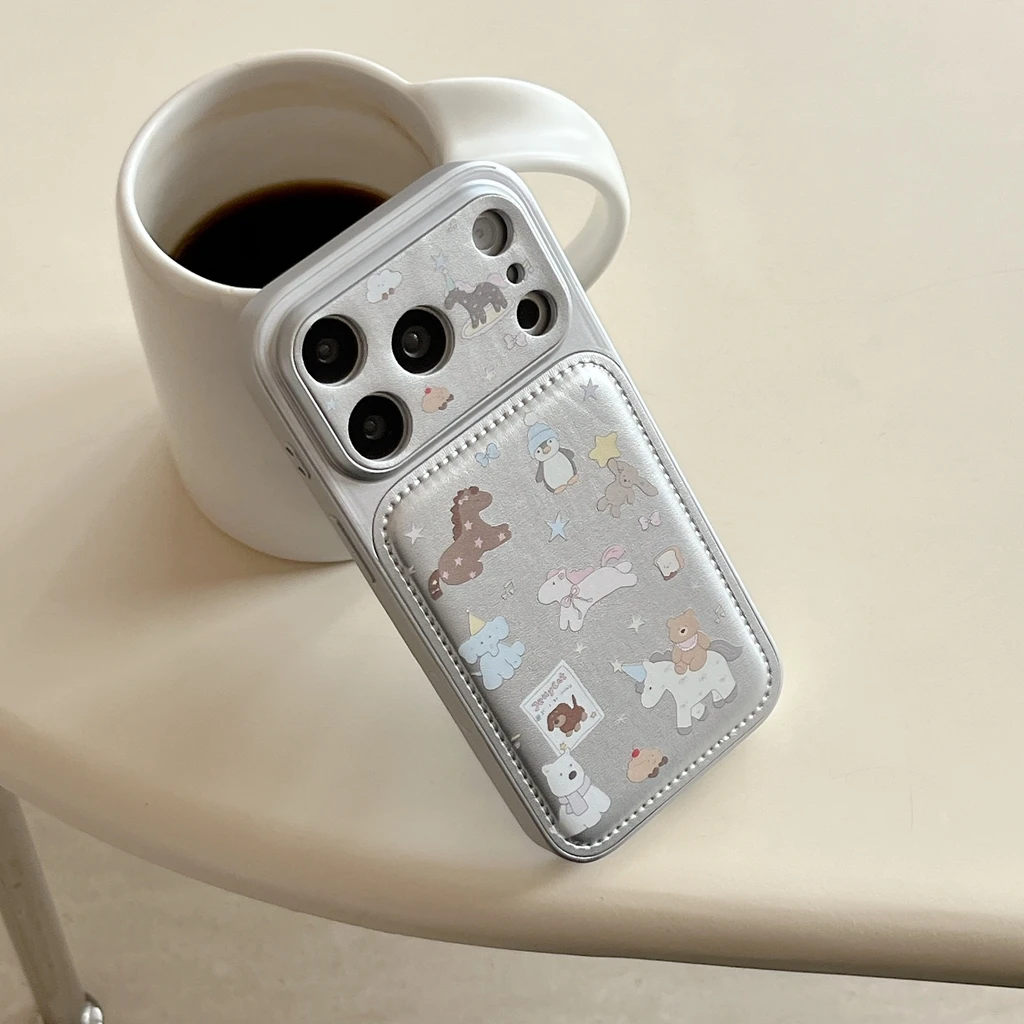 Cartoon Cute Animal Pattern Pony Penguin Elephant Stars Large Window Shock Proof Phone Cover Case for iPhone 17 16 15 14 Pro Max
Cartoon Cute Animal Pattern Pony Penguin Elephant Stars Large Window Shock Proof Phone Cover Case for iPhone 17 16 15 14 Pro Max