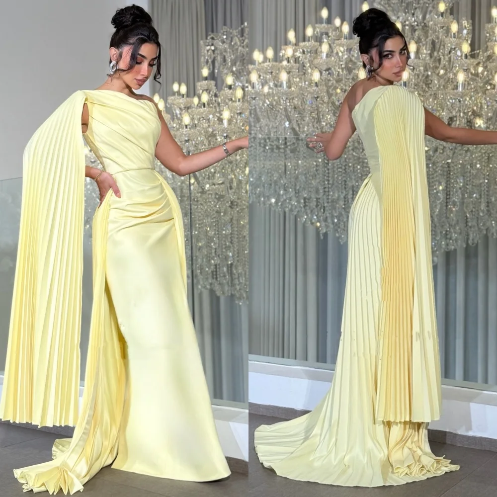 Customized High Quality Jersey Pleat Straight One-shoulder Long Dresses Evening Bespoke Occasion Exquisite Formal
Customized High Quality Jersey Pleat Straight One-shoulder Long Dresses Evening Bespoke Occasion Exquisite Formal